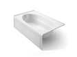 Windward® 72" x 42" alcove bath, left drain