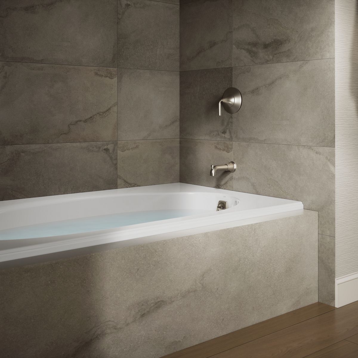 Windward® 72" x 42" alcove bath, right drain