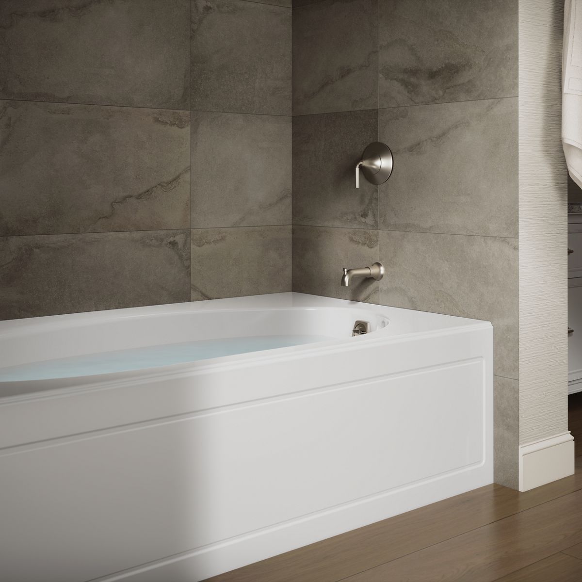 Windward® 72" x 42" alcove bath, right drain