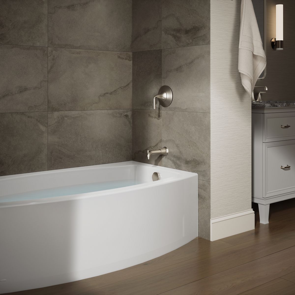 Expanse® 60" x 30" alcove bath, right drain