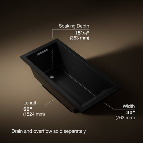 Underscore® 60" x 30" drop-in bath