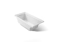 Underscore® 60" x 30" alcove bath with Bask® heated surface, left drain