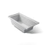 Underscore® 60" x 30" alcove bath with Bask® heated surface, left drain