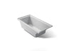 Underscore® 60" x 30" alcove bath with Bask® heated surface, left drain