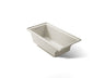 Underscore® 60" x 30" alcove bath with Bask® heated surface, left drain