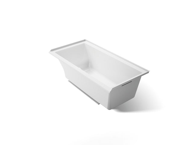 Underscore® 60" x 30" alcove bath with Bask® heated surface, right drain