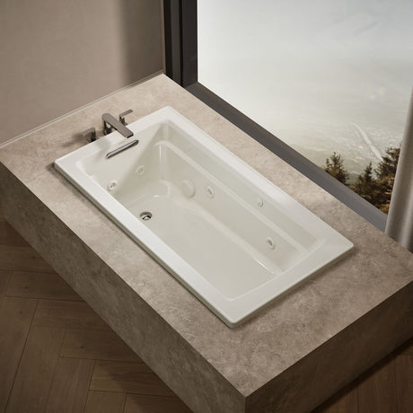 Archer® 60" x 32" drop-in whirlpool bath