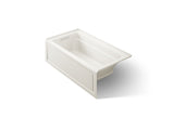 Archer® 60" x 32" alcove Heated BubbleMassage™ air bath, left drain