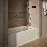 Archer® 60" x 32" alcove Heated BubbleMassage™ air bath, right drain