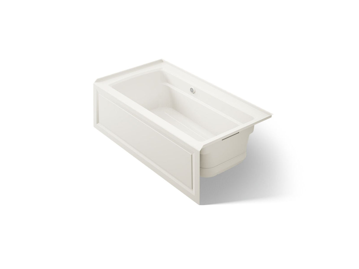 Archer® 60" x 32" alcove Heated BubbleMassage™ air bath with Bask® heated surface, right drain