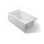 Archer® 60" x 32" alcove heated whirlpool bath, right drain