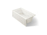 Archer® 60" x 32" alcove whirlpool bath right drain