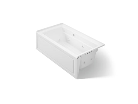 Archer® 60" x 32" alcove whirlpool bath with Bask® heated surface, right drain
