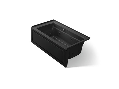 Archer® 60" x 32" alcove whirlpool bath with Bask® heated surface, right drain