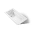 Archer® 60" x 32" drop-in whirlpool bath with and Bask® heated surface