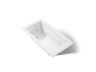 Archer® 60" x 32" drop-in whirlpool bath with and Bask® heated surface