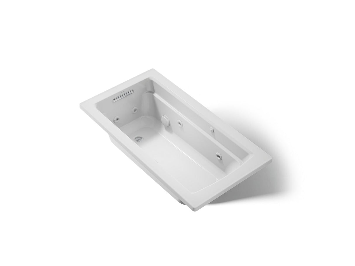 Archer® 60" x 32" drop-in whirlpool bath with and Bask® heated surface