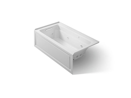 Archer® 60" x 32" alcove Heated BubbleMassage™ air bath and whirlpool, left drain