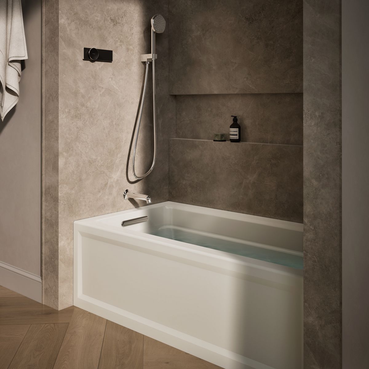 Archer® 60" x 32" alcove bath, left drain