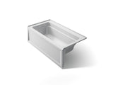Archer® 60" x 32" alcove bath with Bask® heated surface, left drain