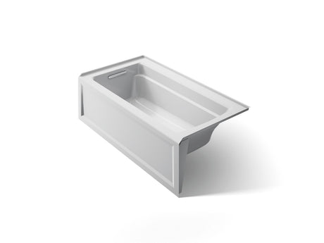 Archer® 60" x 32" alcove bath with Bask® heated surface, left drain