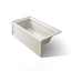 Archer® 60" x 32" alcove bath with Bask® heated surface, left drain