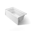 Archer® 60" x 32" alcove bath with Bask® heated surface, right drain