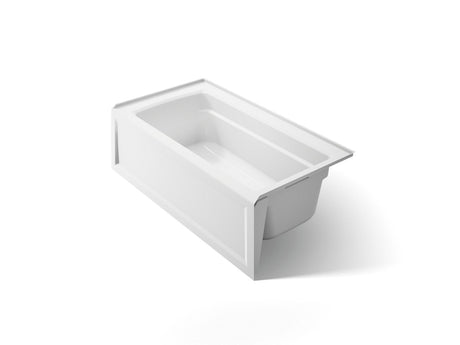 Archer® 60" x 32" alcove bath with Bask® heated surface, right drain