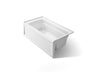 Archer® 60" x 32" alcove bath with Bask® heated surface, right drain