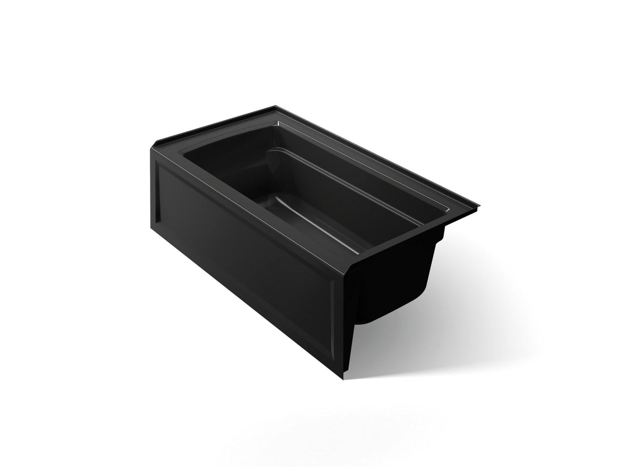 Archer® 60" x 32" alcove bath with Bask® heated surface, right drain