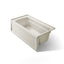 Archer® 60" x 32" alcove bath with Bask® heated surface, right drain