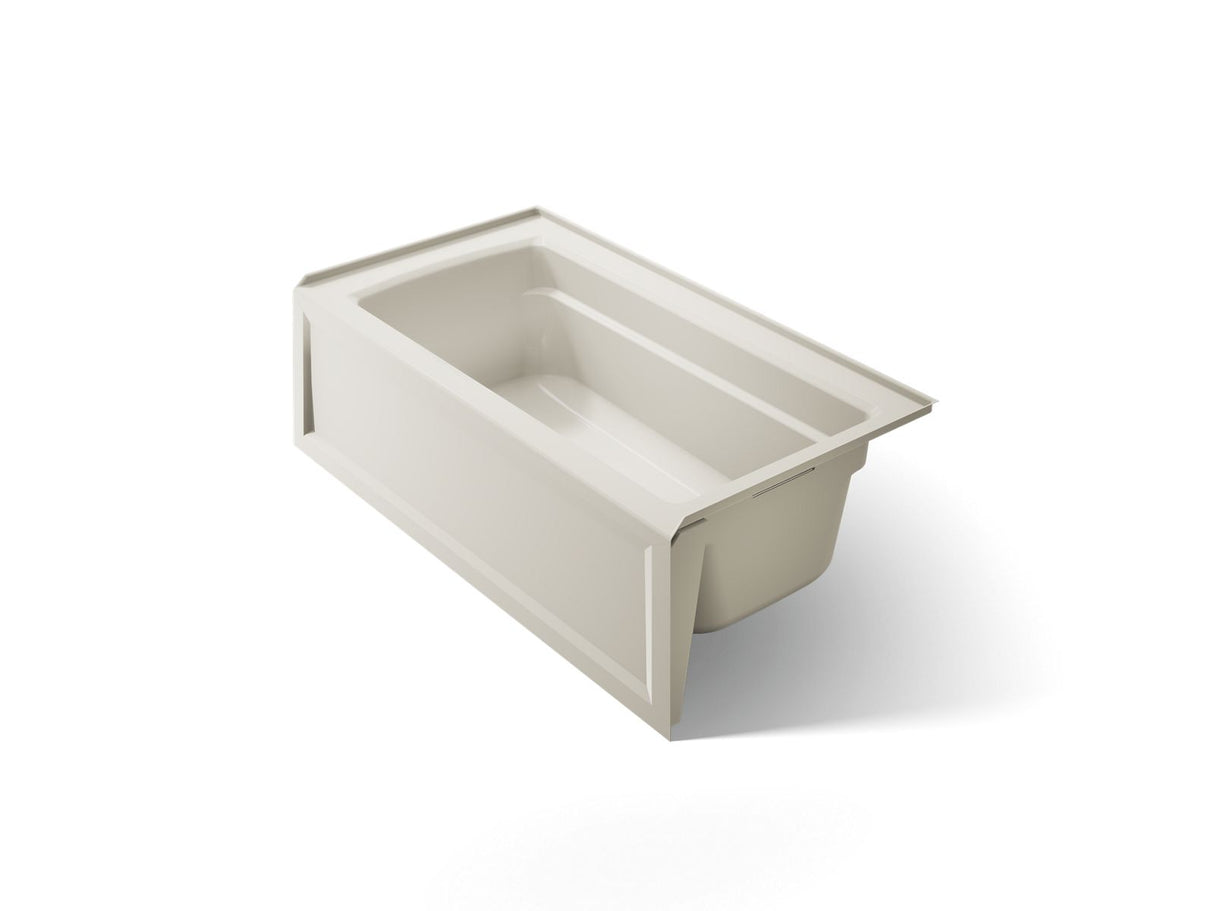 Archer® 60" x 32" alcove bath with Bask® heated surface, right drain