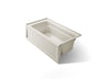 Archer® 60" x 32" alcove bath with Bask® heated surface, right drain