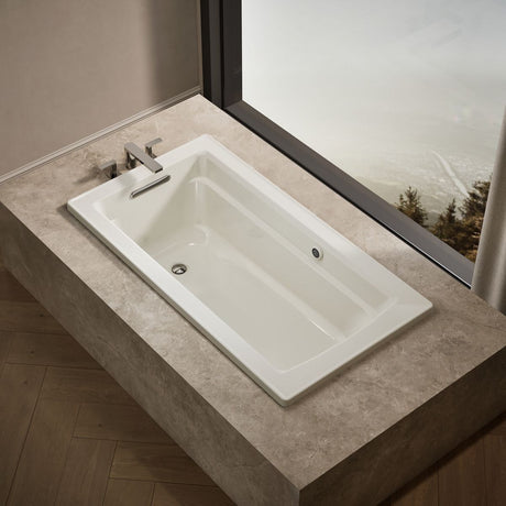 Archer® 60" x 32" drop-in bath with Bask® heated surface