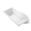 Archer® 72" x 36" drop-in Heated BubbleMassage™ air bath