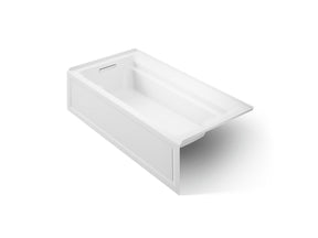 Archer® 72" x 36" alcove Heated BubbleMassage™ air bath, left drain