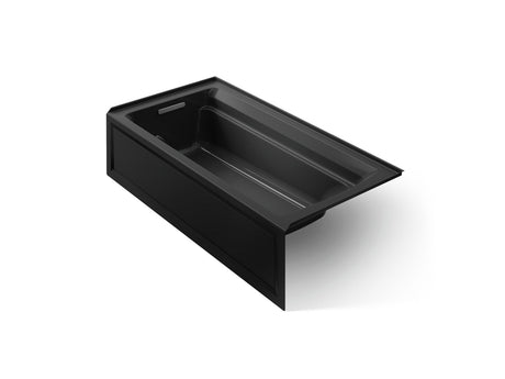 Archer® 72" x 36" alcove Heated BubbleMassage™ air bath, left drain