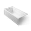Archer® 72" x 36" alcove Heated BubbleMassage™ air bath with Bask® heated surface, left drain