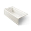 Archer® 72" x 36" alcove Heated BubbleMassage™ air bath with Bask® heated surface, left drain