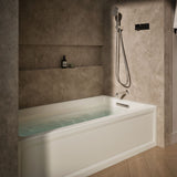 Archer® 72" x 36" alcove Heated BubbleMassage™ air bath, right drain