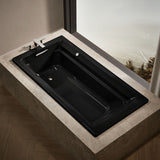 Archer® 72" x 36" drop-in Heated BubbleMassage™ air bath with Bask® heated surface