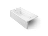 Archer® 72" x 36" alcove whirlpool bath with alcove, left drain