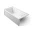 Archer® 72" x 36" alcove whirlpool bath with alcove, left drain