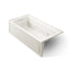 Archer® 72" x 36" alcove whirlpool bath with alcove, left drain