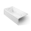 Archer® 72" x 36" alcove Heated BubbleMassage™ air bath and whirlpool, left drain