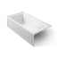 Archer® 72" x 36" alcove Heated BubbleMassage™ air bath and whirlpool, left drain