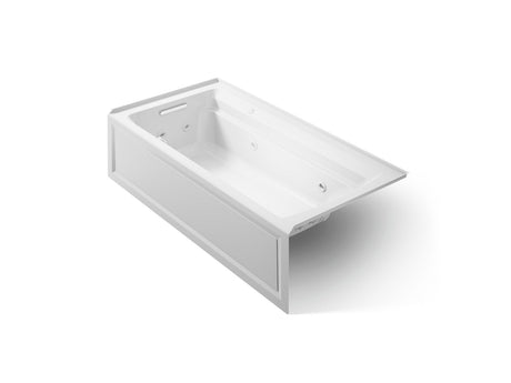 Archer® 72" x 36" alcove Heated BubbleMassage™ air bath and whirlpool, left drain