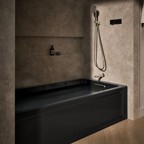 Archer® 72" x 36" alcove Heated BubbleMassage™ air bath and whirlpool, right drain