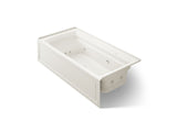 Archer® 72" x 36" alcove Heated BubbleMassage™ air bath and whirlpool, right drain