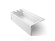 Archer® 72" x 36" alcove bath, left drain